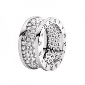 ブルガリ BVLGARI  B.ZERO1 ダイヤ 18Kホワイトゴールド 349348