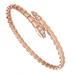 ブルガリ Bvlgari 18Kピンクゴールド セルペンティヴァイパーブレスレット 356202