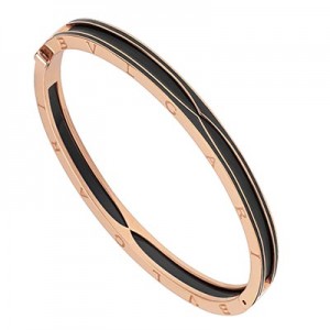 ブルガリ Bvlgari 18Kピンクゴールド ビー・ゼロワン ロゴブレスレット 355259