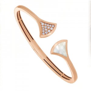 ブルガリ BVLGARI DIVA'S DREAM☆ダイヤモンド バングルブレスレット 357798