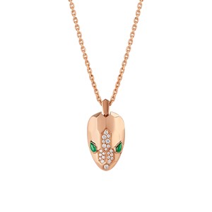 ブルガリ BVLGARI セルペンティ スネークヘッド ネックレス 352678