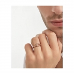 ブルガリ BVLGARI SERPENTI VIPER リング 18K ピンクゴールド ダイヤ 355977