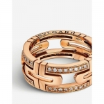 ブルガリ BVLGARI リング レディース パレンテシ 750PG ダイヤモンド 指輪 AN856914
