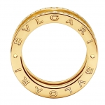 ブルガリ Bvlgari 18Kイエローゴールド ビー・ゼロワン 2バンドリング  35795418