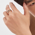 ブルガリ Bvlgari B.ZERO1リング 18Kピンクゴールド 35795419