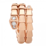 ブルガリ Bvlgari 18Kピンクゴールド セルペンティ ヴァイパー リング 35795421