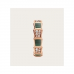 ブルガリ BVLGARI SERPENTI VIPER リング 18K ピンクゴールド ダイヤ 355019
