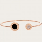 ブルガリ BVLGARI オニキス パヴェダイヤモンド ブレスレット 356186