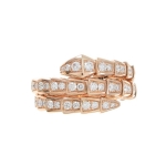 ブルガリ BVLGARI セルペンティ ヴァイパーリング ダイヤモンド 18K 345211