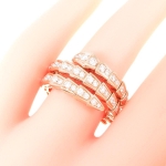 ブルガリ BVLGARI セルペンティ ヴァイパーリング ダイヤモンド 18K 345211