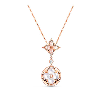 ルイヴィトン Louis Vuitton コリエ ドゥーブル カラー ブロッサム Q94355