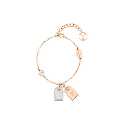 ルイヴィトン Louis Vuitton ブレスレット・ナノグラム タグ チャーム M00294