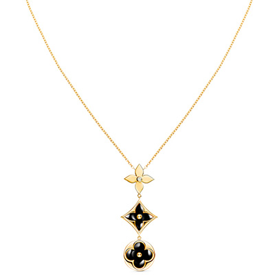 ルイヴィトン LOUIS VUITTON カラー ブロッサム ネックレス Q97168