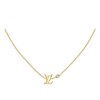 ルイヴィトン Louis Vuitton イディール ネックレス ゴールド×ダイヤモンド Q93626