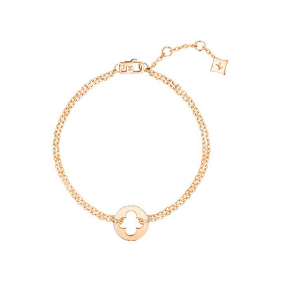 ルイヴィトン Louis Vuitton EMPREINTEチェーンブレスレットローズゴールド Q95620