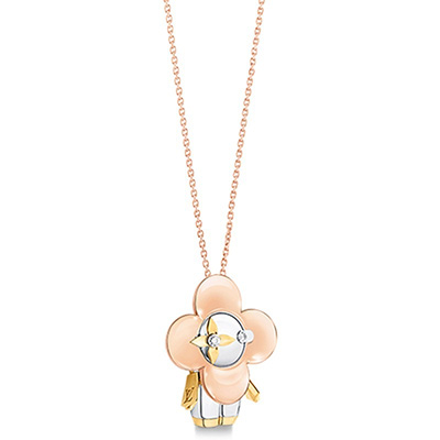 ルイヴィトン Louis Vuitton ヴィヴィアン ゴールド ダイヤ ネックレス Q93800