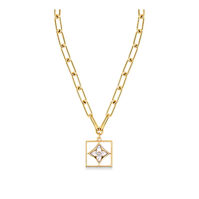 ルイヴィトン Louis Vuitton コリエ B ブロッサム ネックレス Q94466