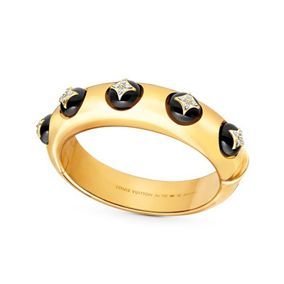 ルイヴィトン Louis Vuitton ブレスレット PM B ブロッサム オニキス ダイヤ Q95745