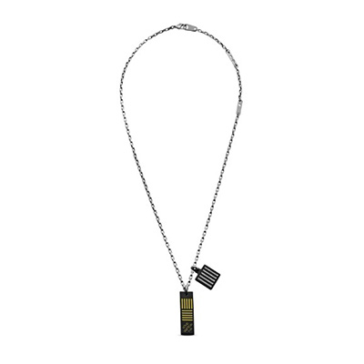 ルイヴィトン Louis Vuitton コリエ・ダミエカラーズ シルバー ネックレス MP2219