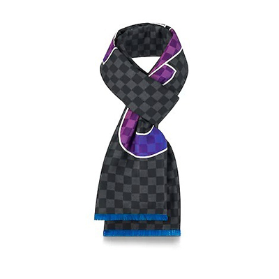 Louis Vuitton エトール・プティ ダミエ シルク ストール GIFT M76044
