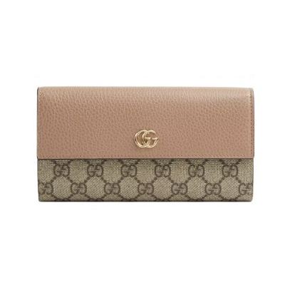 グッチ GUCCI GGマーモント・レザー コンチネンタルウォレット 二つ折り長財布 456116 17WAG 5788