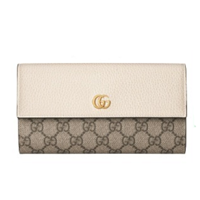 グッチ GUCCI GGマーモント・レザー コンチネンタルウォレット 二つ折り長財布 456116 17WAG 9096
