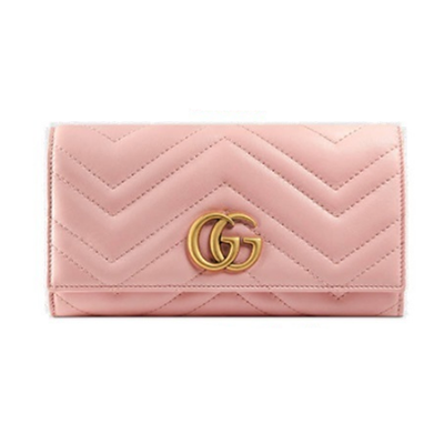 GUCCI キルティング GGマーモント コンチネンタルウォレット 二つ折り長財布 443436 DRW1T 6433