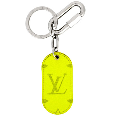 ルイヴィトン LOUIS VUITTON キーリング ポルトクレ ミリタリータブ タイガ イエロー M67780