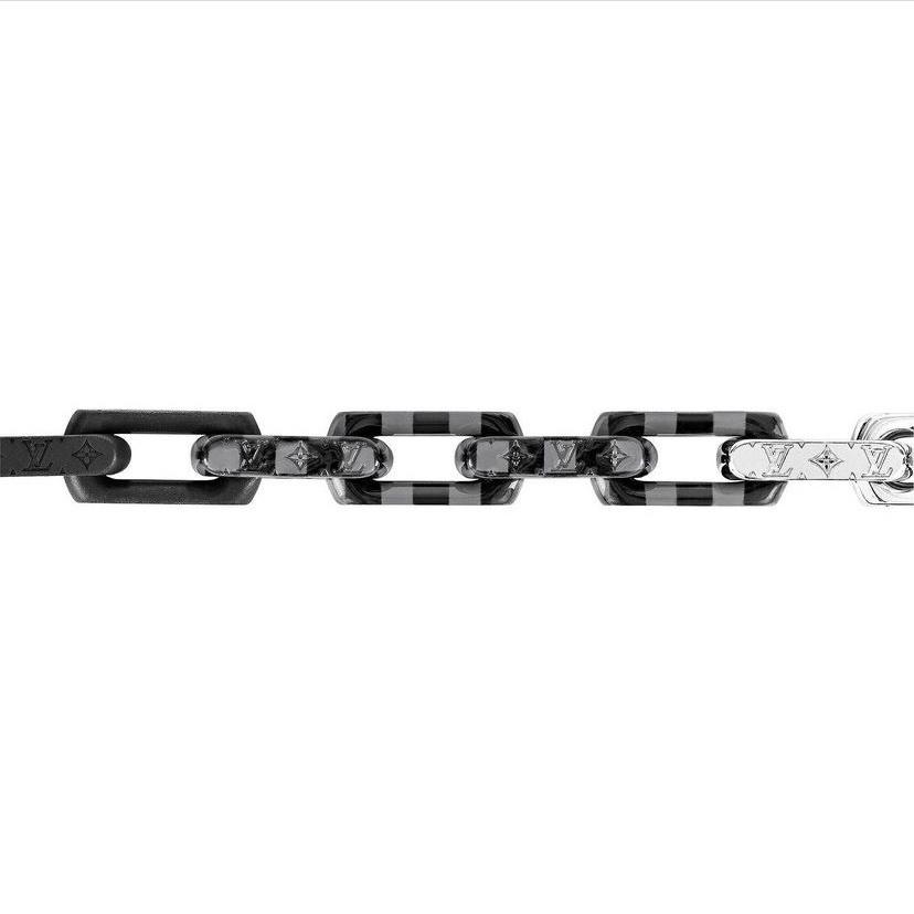 ルイヴィトン LOUIS VUITTON／ダミエ×モノグラム チェーンブレスレット MP3190