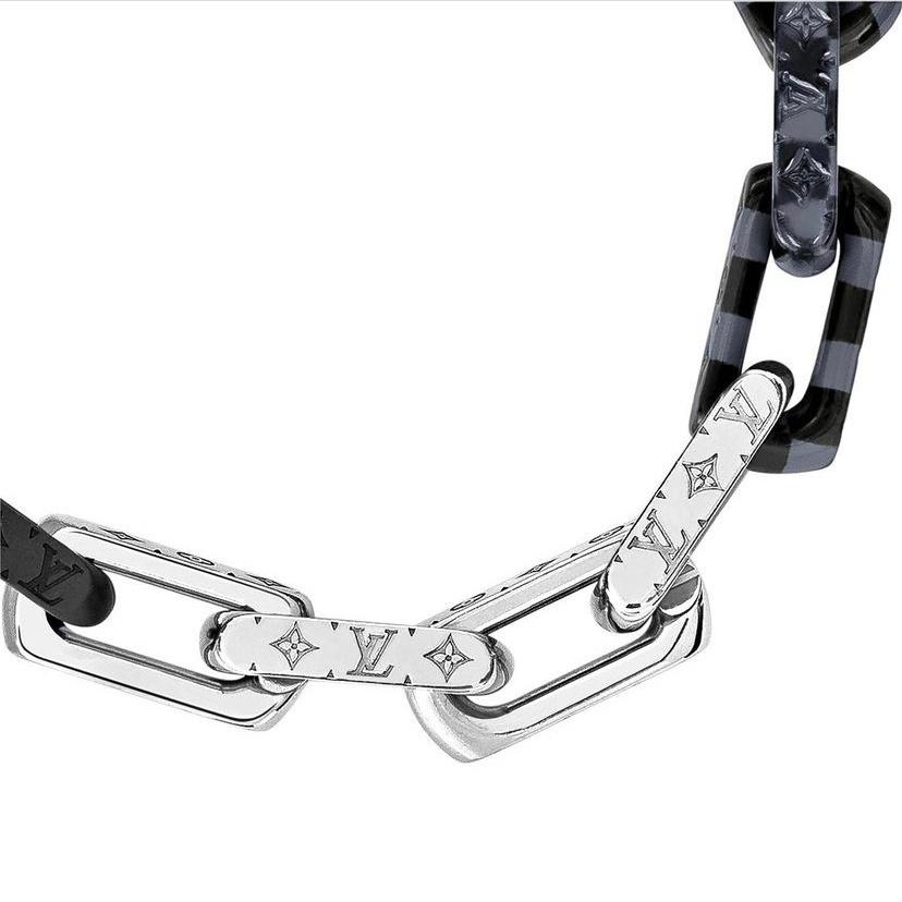 ルイヴィトン LOUIS VUITTON／ダミエ×モノグラム チェーンブレスレット MP3190