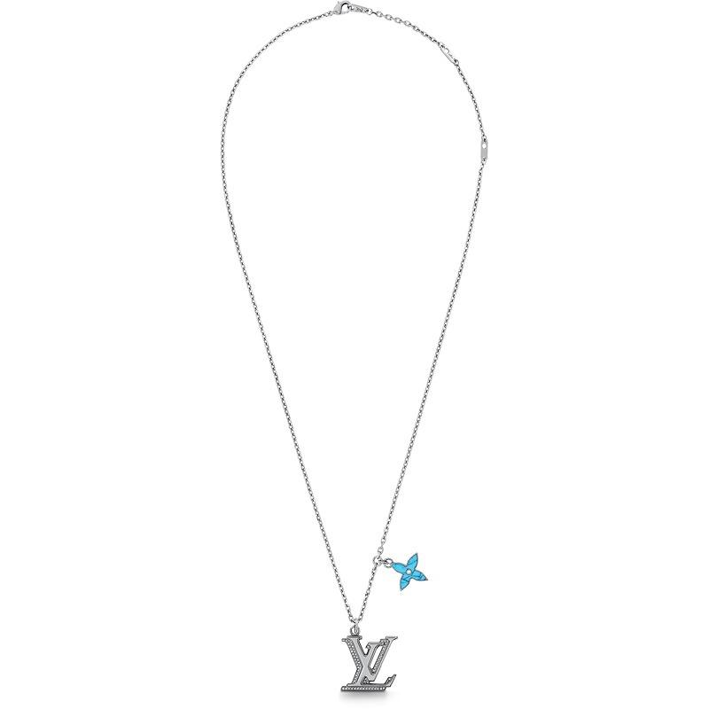 ルイヴィトン Louis Vuitton モノグラム LVイニシャル ペンダント M80208