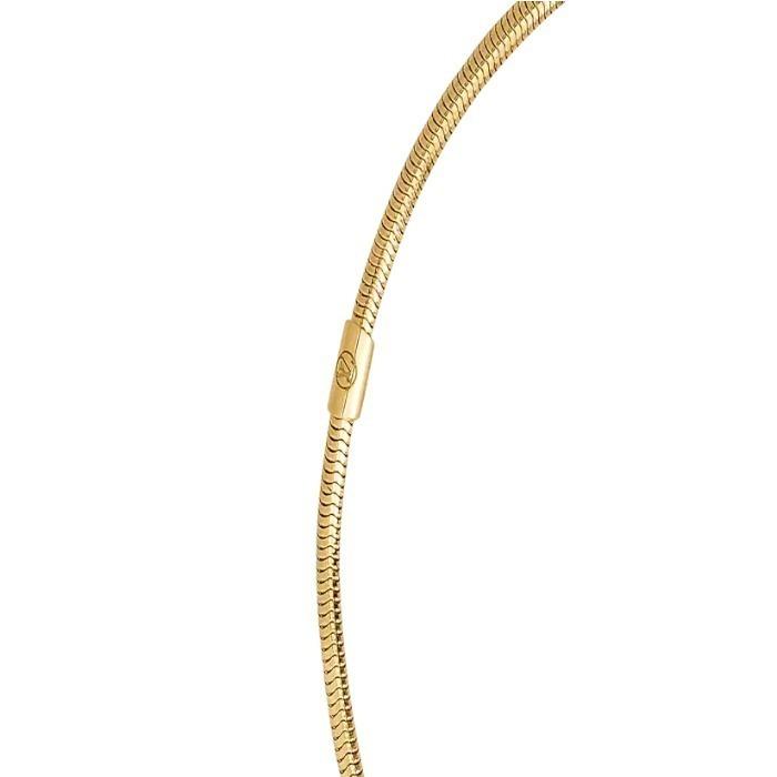 ルイヴィトン LOUIS VUITTON ゴールドメタル ネックレス LVロゴ ギフト M68937