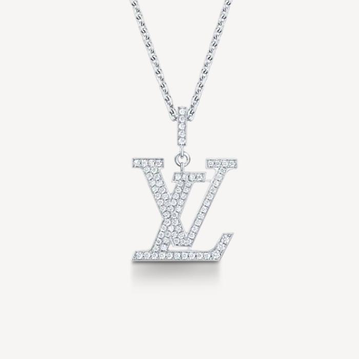 ルイヴィトン Louis Vuitton パンダンティフ LVイニシャル ネックレス Q93670