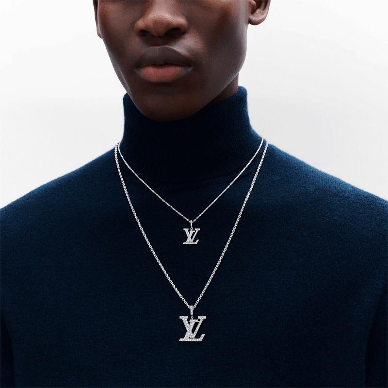ルイヴィトン Louis Vuitton パンダンティフ LVイニシャル ネックレス Q93670