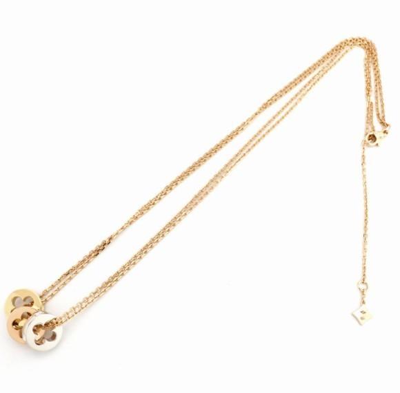 ルイヴィトン Louis Vuitton アンプラント トワオール ネックレス Q93671