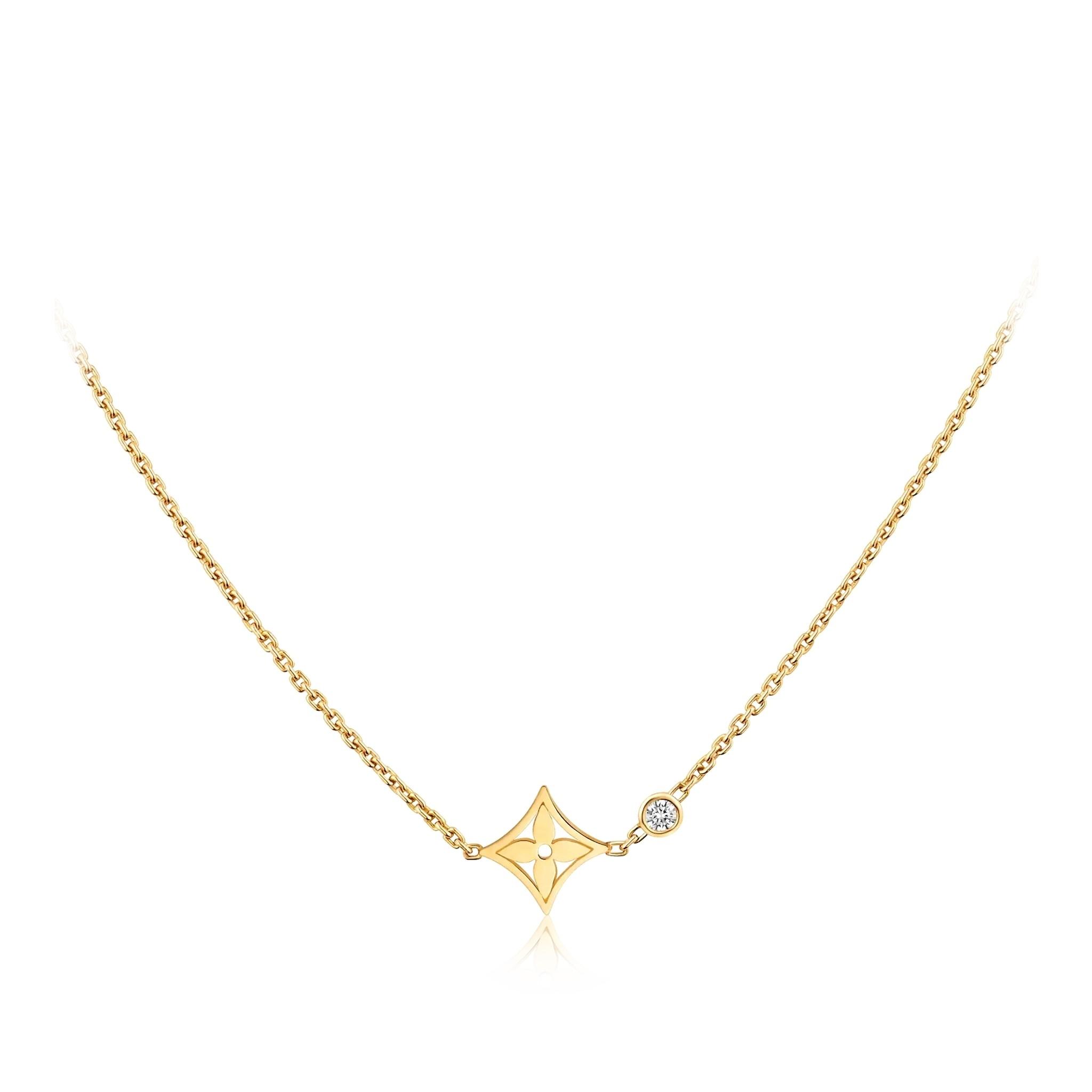 ルイヴィトン LV パンダンティフ モノグラム・イディール ネックレス  Q93280