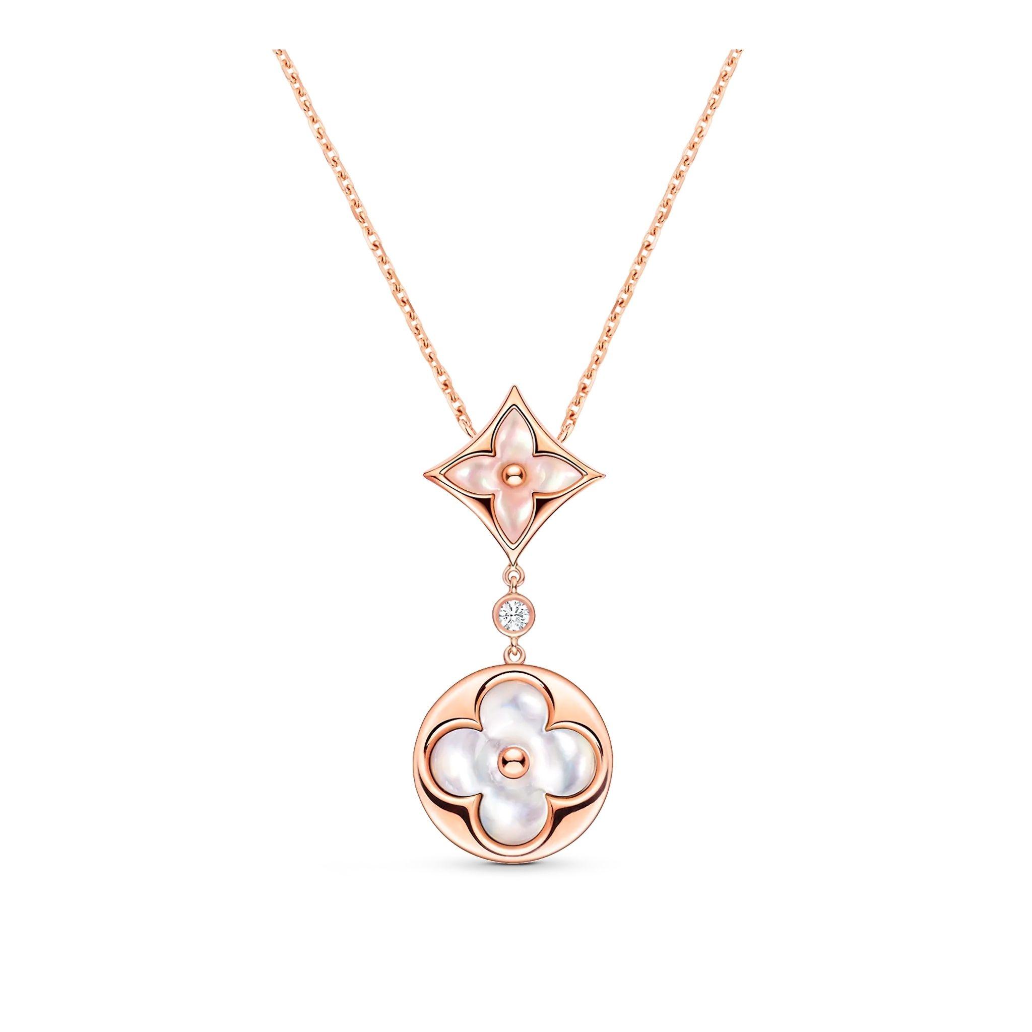 ルイヴィトン Louis Vuitton コリエ ドゥーブル カラー ブロッサム Q94355