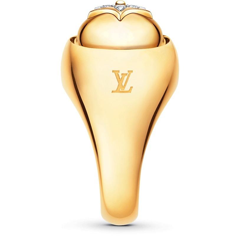 ルイヴィトン Louis Vuitton 指輪 B ブロッサム シグネットリング Q9M82B