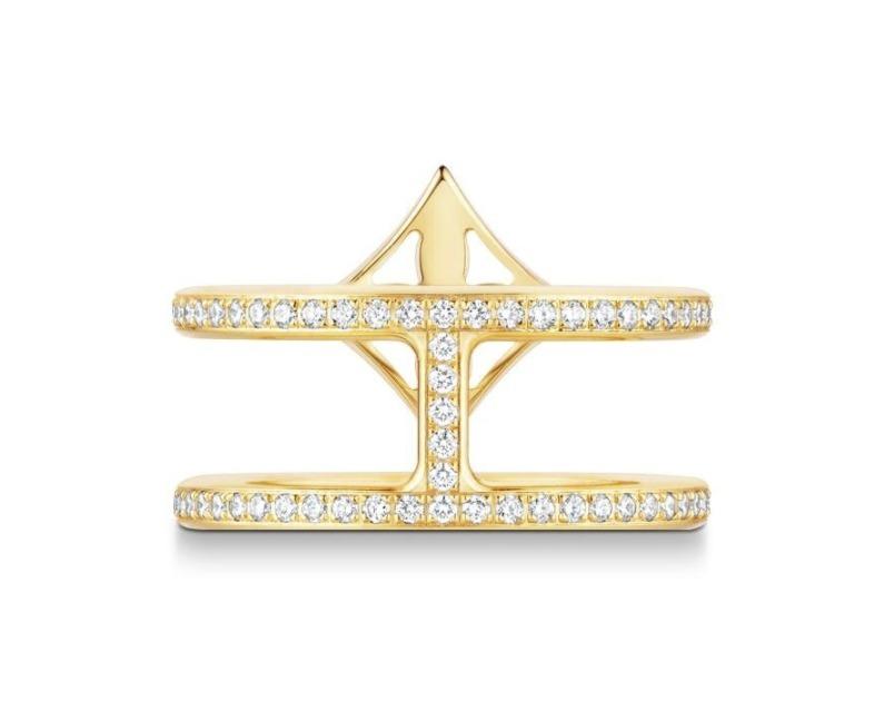 ルイヴィトンLOUIS VUITTON バーグ イディール ブロッサム ディアモン リング Q9N43A