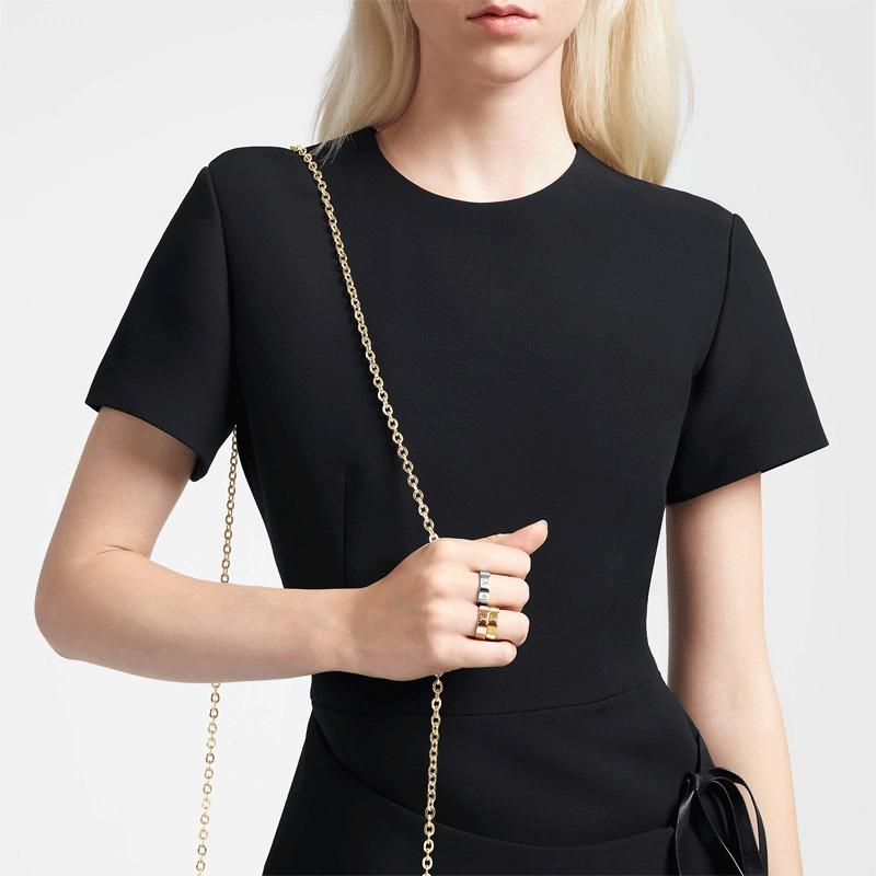 ルイヴィトン LouisVuitton ワンポイントに 指輪 リング リング・ナノグラム M00213