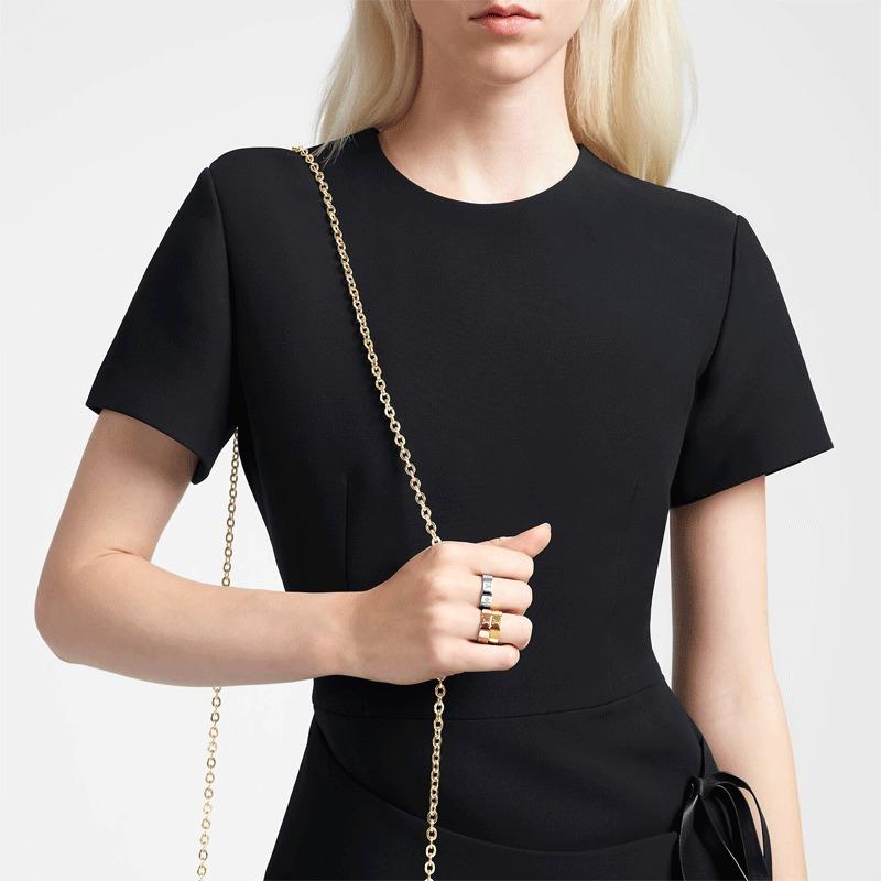 ルイヴィトン Louis Vuitton Nanogramモノグラムロゴ  リングナノグラム M00210