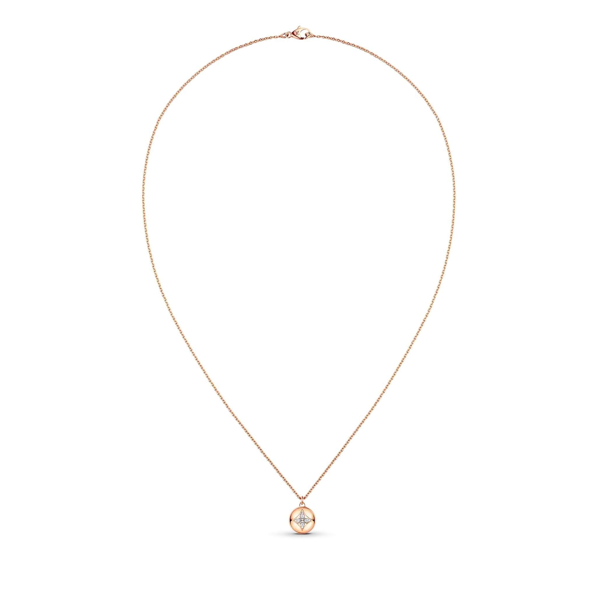 ルイヴィトン Louis Vuitton Bブロッサム ペンダント ネックレス Q93748