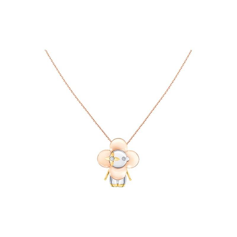 ルイヴィトン Louis Vuitton ヴィヴィアン ゴールド ダイヤ ネックレス Q93800
