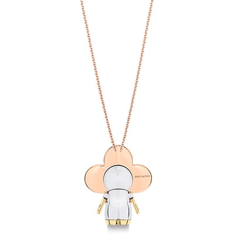 ルイヴィトン Louis Vuitton ヴィヴィアン ゴールド ダイヤ ネックレス Q93800