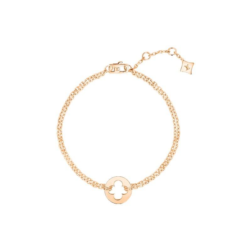 ルイヴィトン Louis Vuitton EMPREINTEチェーンブレスレットローズゴールド Q95620