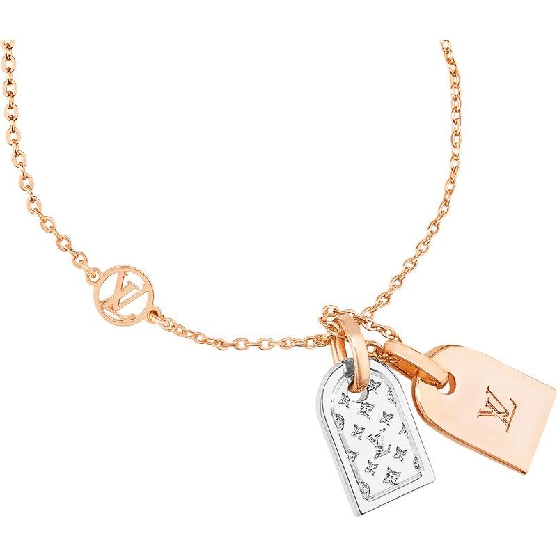 ルイヴィトン Louis Vuitton ブレスレット・ナノグラム タグ チャーム M00294