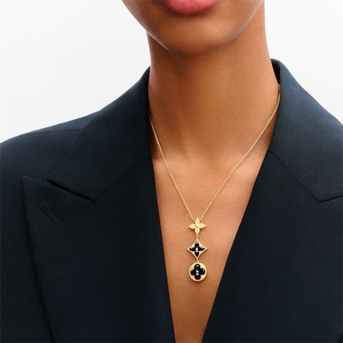 ルイヴィトン LOUIS VUITTON カラー ブロッサム ネックレス Q97168