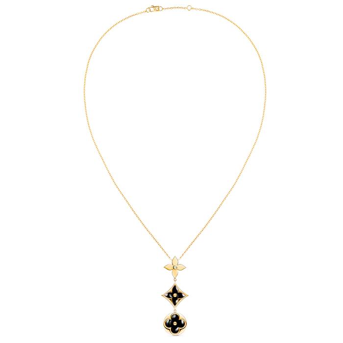 ルイヴィトン LOUIS VUITTON カラー ブロッサム ネックレス Q97168