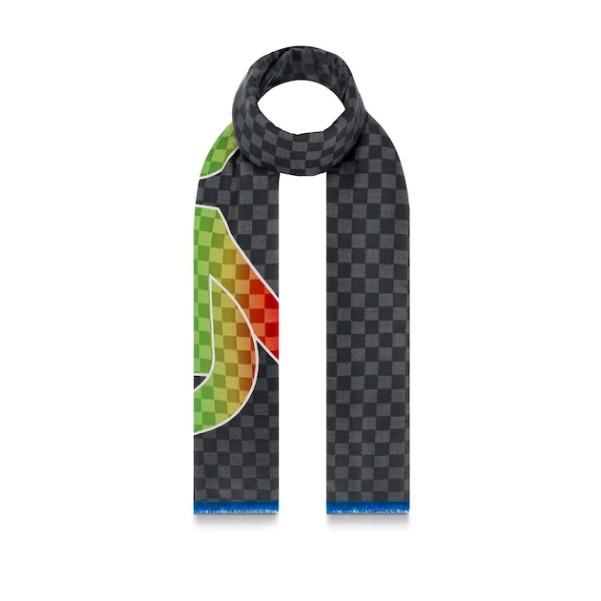 Louis Vuitton エトール・プティ ダミエ シルク ストール GIFT M76044