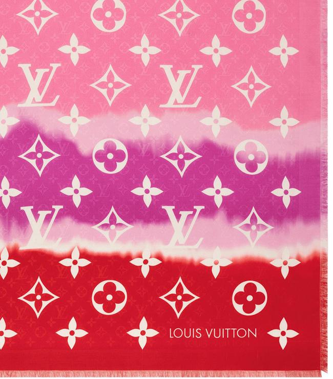ルイヴィトン Louis Vuitton ショール・モノグラムLVエスカル M76088